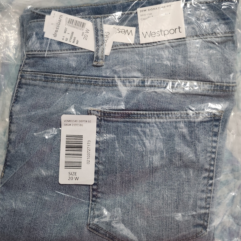 Westport Signature Midrise Capri Size 20 - NWT